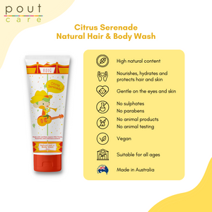 pout Care Natural Hair & Body Wash And Detangler Bundle
