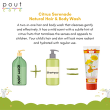 Load image into Gallery viewer, pout Care Citrus Serenade Natural Hair &amp; Body Wash 7ml
