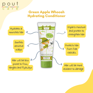 pout Care Green Apple Whoosh Hydrating Conditioner 250ml